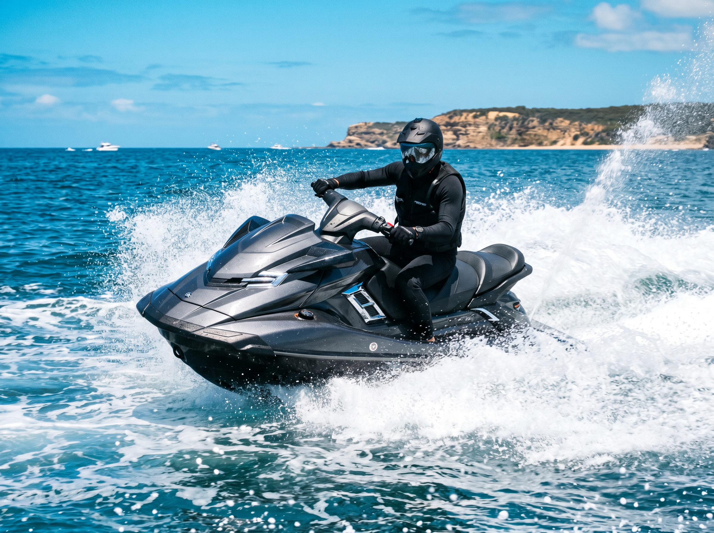 Search and rescue jet ski operation